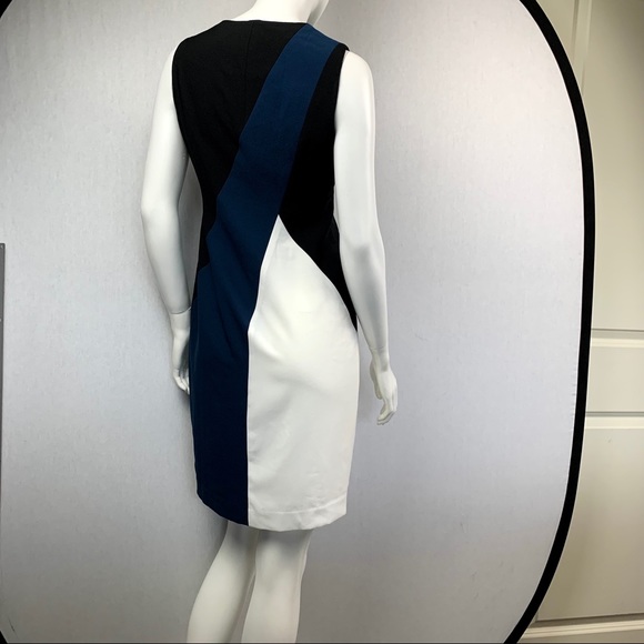 NWOT Anne Klein Colorblock Work Career Midi Dress - Picture 5 of 12